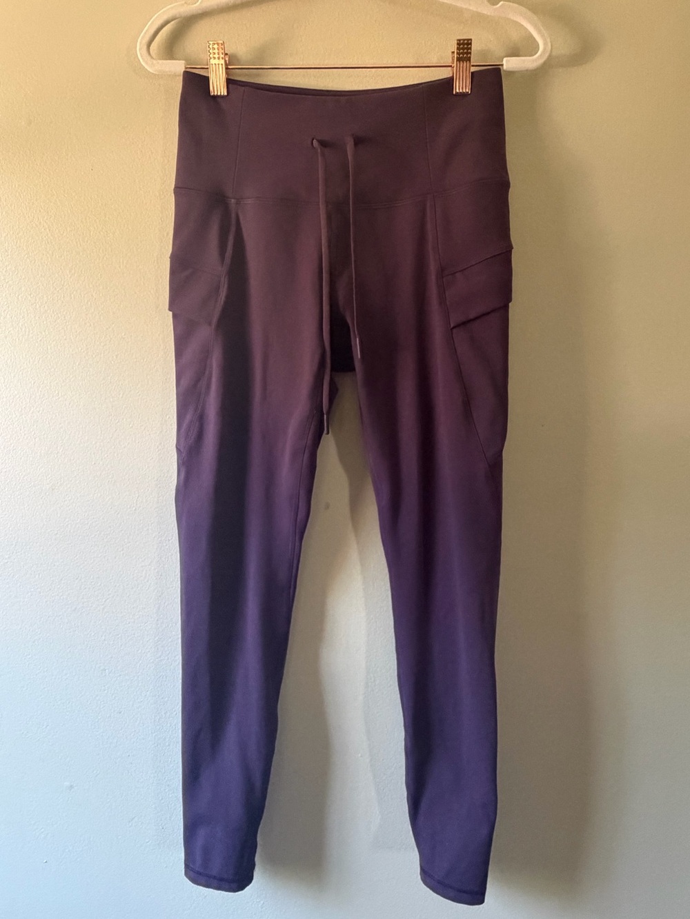 Spyder Plum High-Waist Pocket Leggings